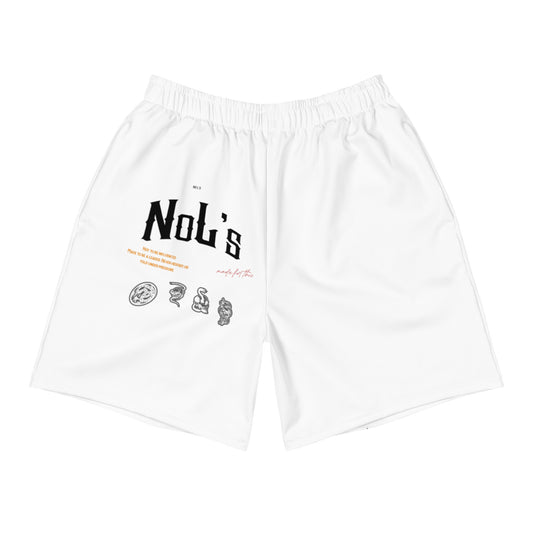 BHR No L's Athletic Shorts White